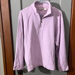 Tommy Bahama Lilac Quarter-Zip Pullover